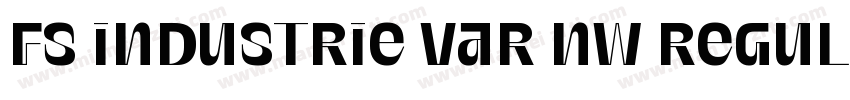 FS Industrie Var Nw Regular字体转换